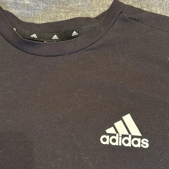 Adidas Men's Black T-Shirt for spring,summer, athletic or casual - Picture 2 of 6